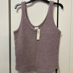 H&M Lavender Fuzzy Tank Top